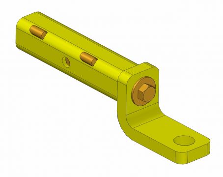 CLASS III/IV 2 INCHES BALL MOUNT, HOLE 1'', DROP 2½''